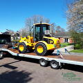 JCB shovel afgeleverd